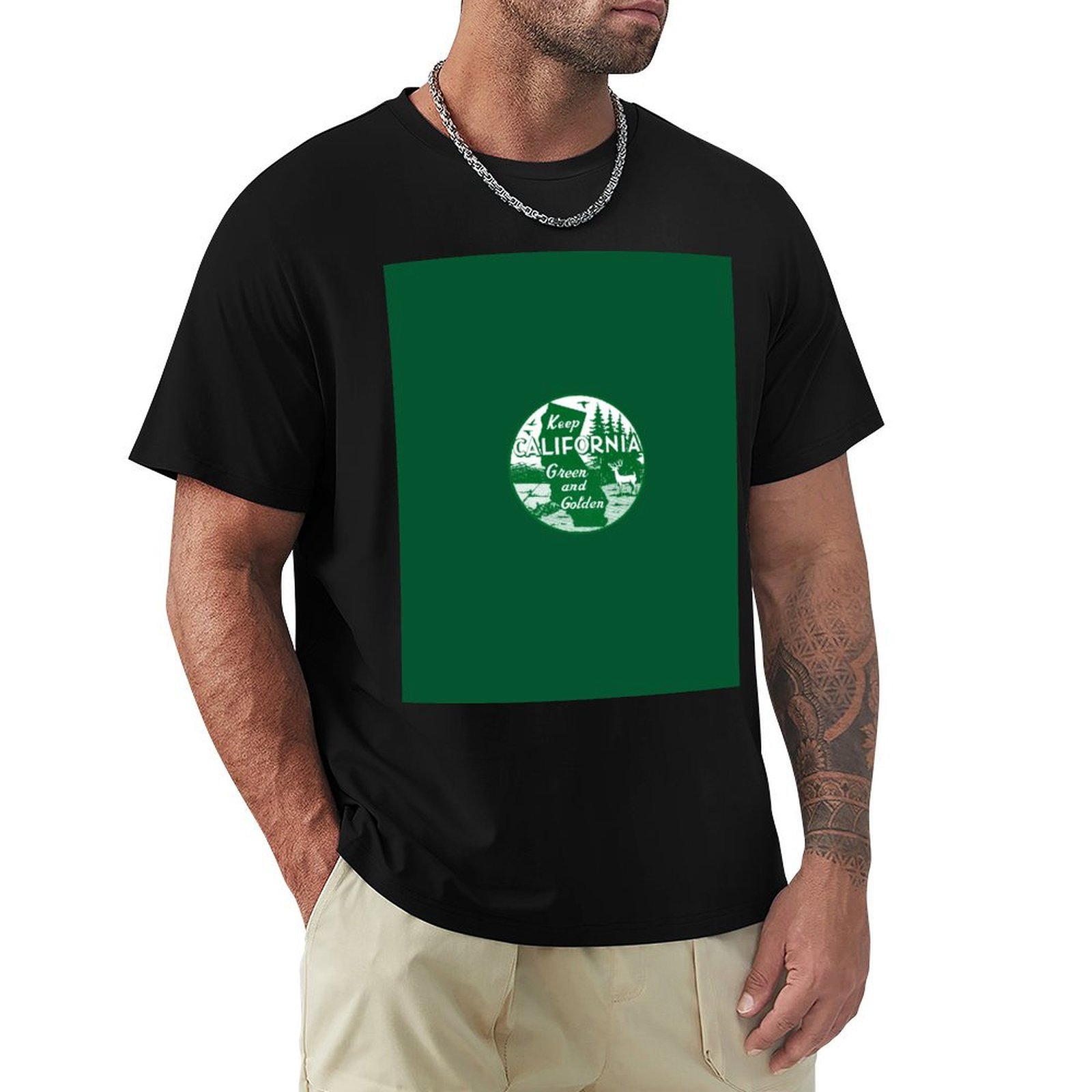 Men'S Fashion 1960S - 1960s Keep California Green and Golden