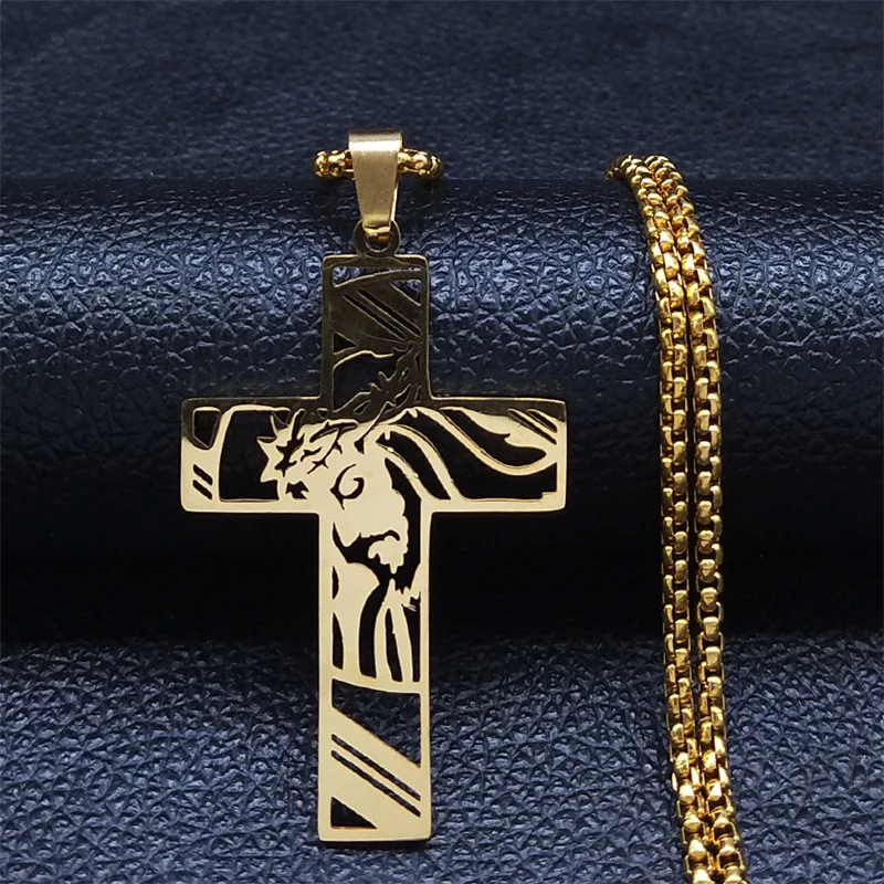 Men'S Fashion Gold Chain - Hip Hop Punk Crown of Thorns