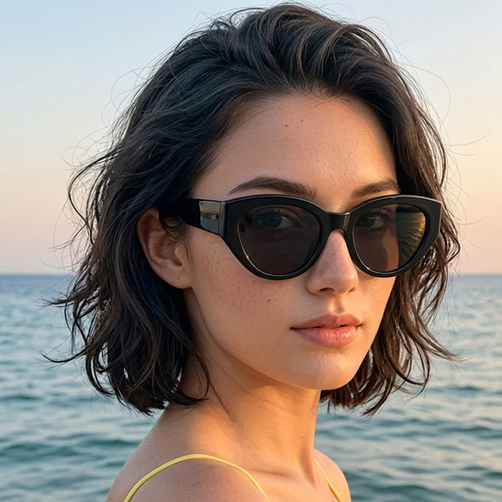 Men'S Fashion Accessories - Women Men Classic Cat-Eye Polarized Sunglasses
