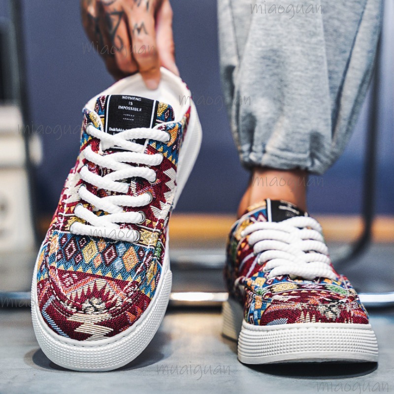 Mens Fashion Mullet - Fashion Men's Canvas Shoes Spring Summer