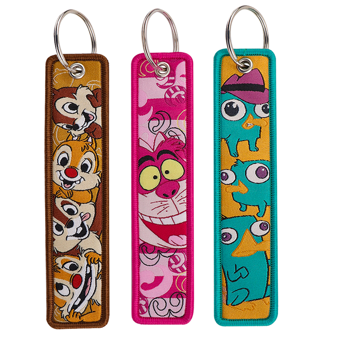 Mens Fashion Discord - Cartoon Squirrel Embroidery Key Tag Agent