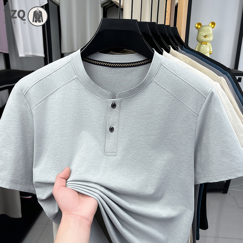 2026 Fashion Men's Henley Neck - Men'S Fashion For Summer 2026 บทวิจารณ์และราคา