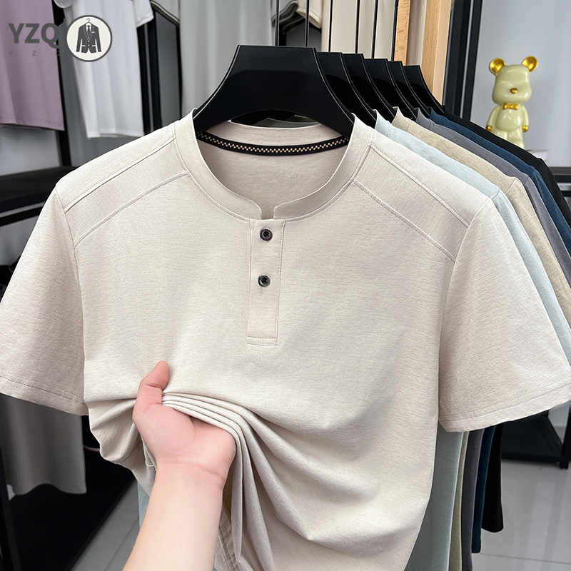 2026 Fashion Men's Henley Neck - Men'S Fashion For Summer 2026 บทวิจารณ์และราคา