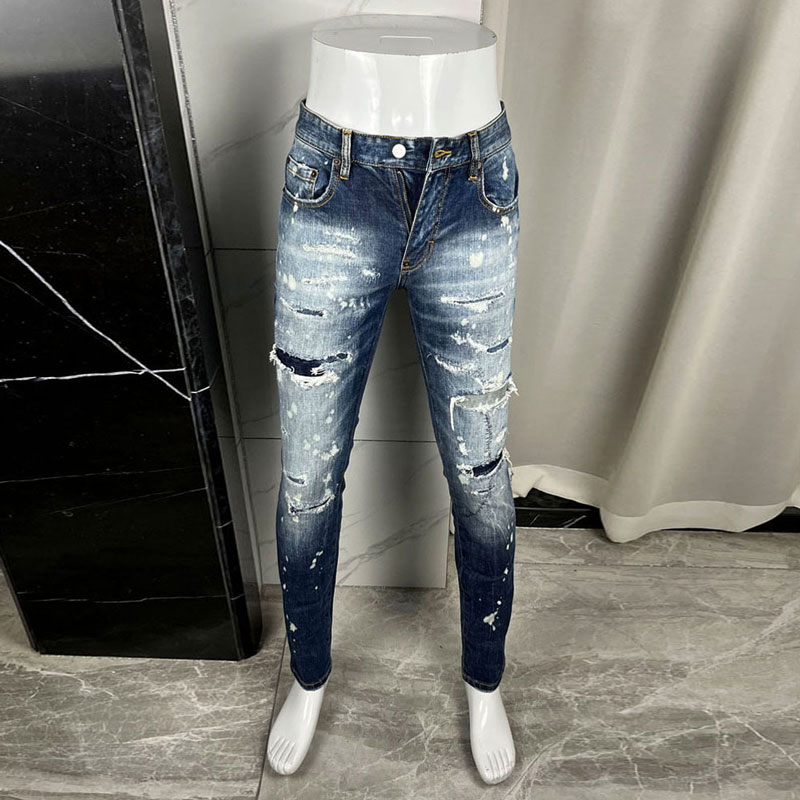 High StreetY2K Fashion New Men - Men'S Fashion Jeans บทวิจารณ์และราคา