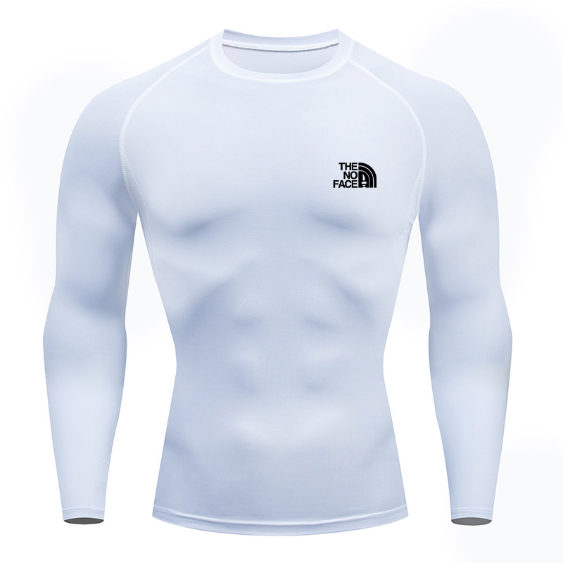 Men's long-sleeved compression - Compression Shirt Workout บทวิจารณ์และราคา