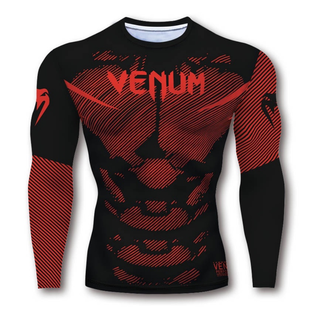 Dragon Pattern Long Sleeve Com - Compression Shirt Workout บทวิจารณ์และราคา