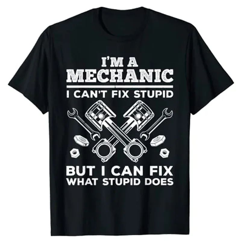 Funny Male Mechanic Dad Printe - Men'S Fashion Garage บทวิจารณ์และราคา