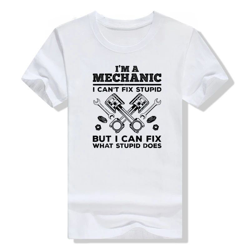 Funny Male Mechanic Dad Printe - Men'S Fashion Garage บทวิจารณ์และราคา