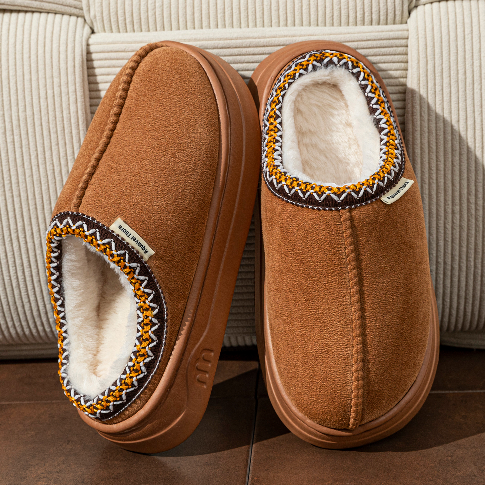 Winter Women's Slippers Boots  - Men'S Fashion Shoes บทวิจารณ์และราคา