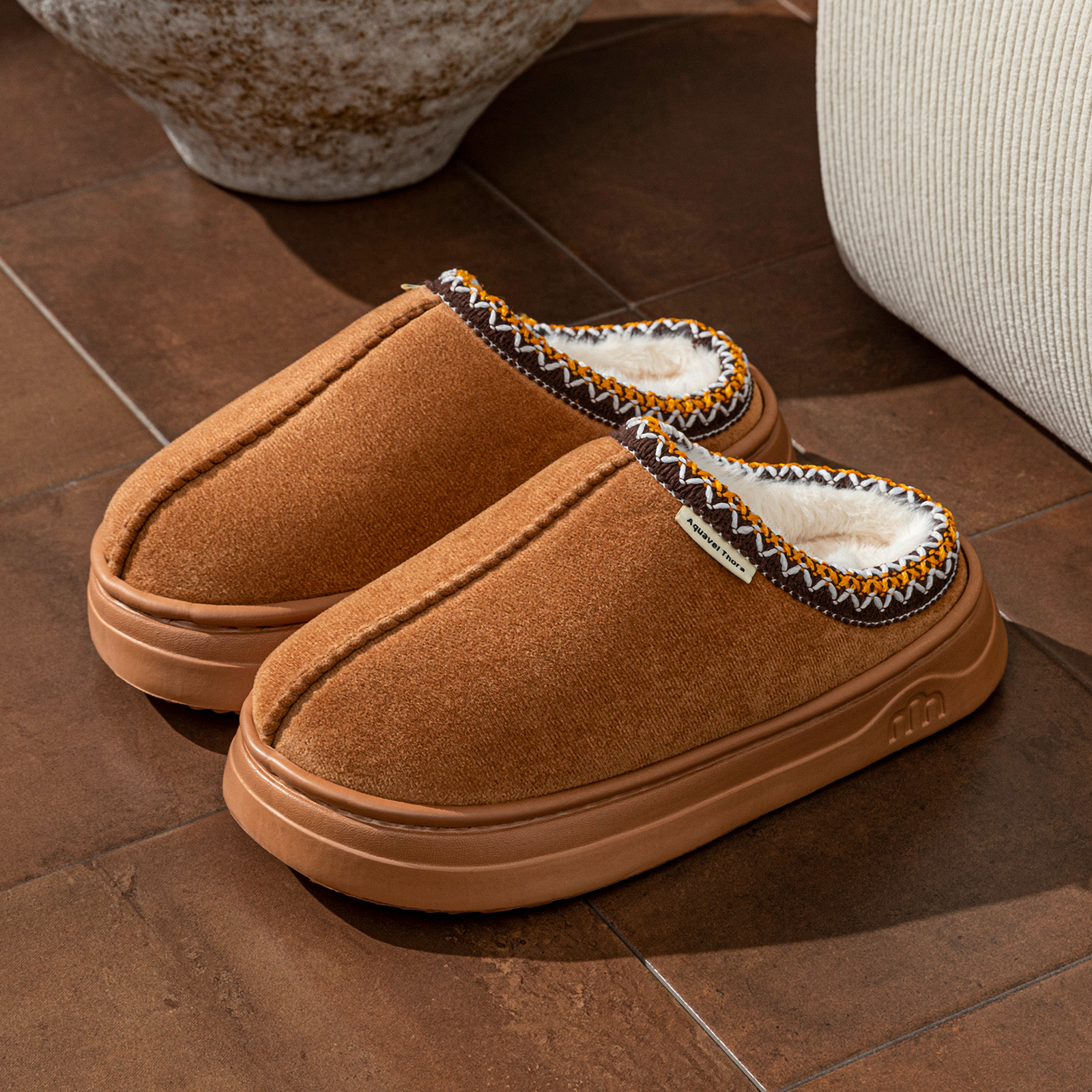 Winter Women's Slippers Boots  - Men'S Fashion Shoes บทวิจารณ์และราคา