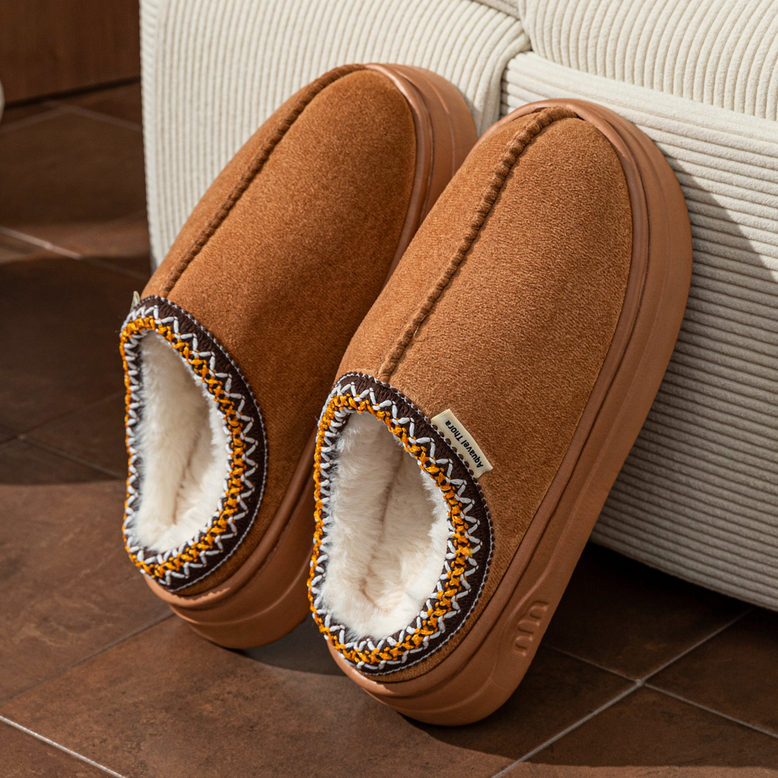 Winter Women's Slippers Boots  - Men'S Fashion Shoes บทวิจารณ์และราคา