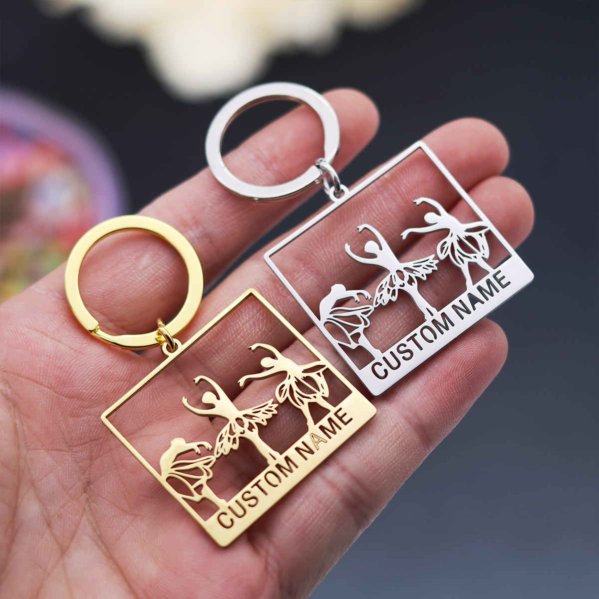 QIAMNI Custom I Love Dance Bal - Men'S Fashion Gold Chain บทวิจารณ์และราคา