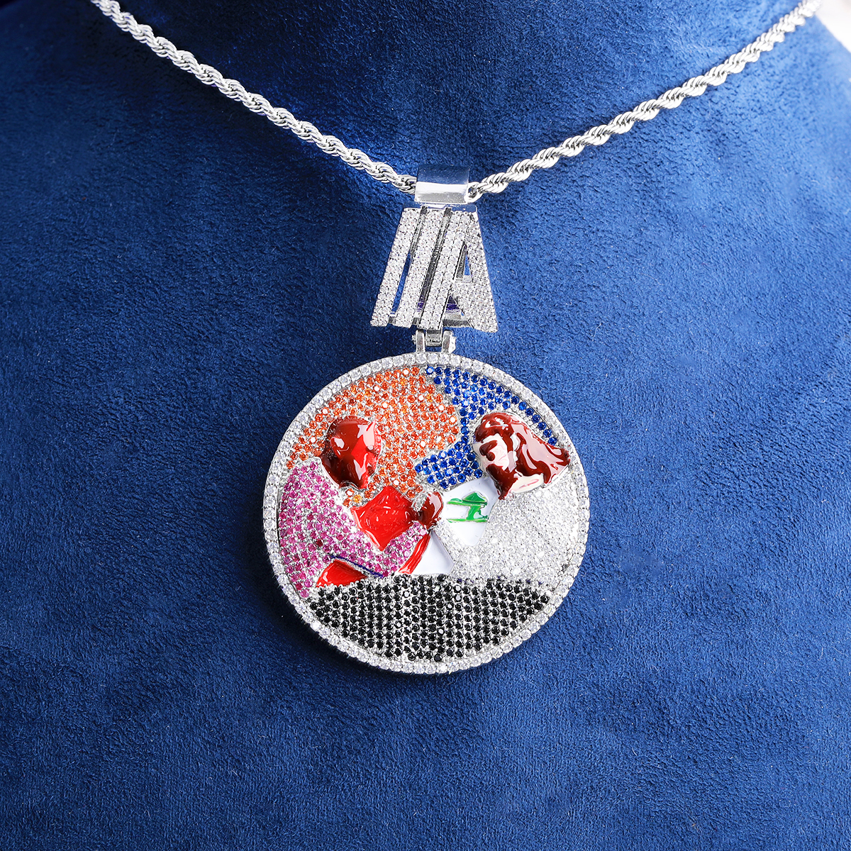 Bubble Letter Iced Out Disc Wr - Mens Fashion Discord บทวิจารณ์และราคา