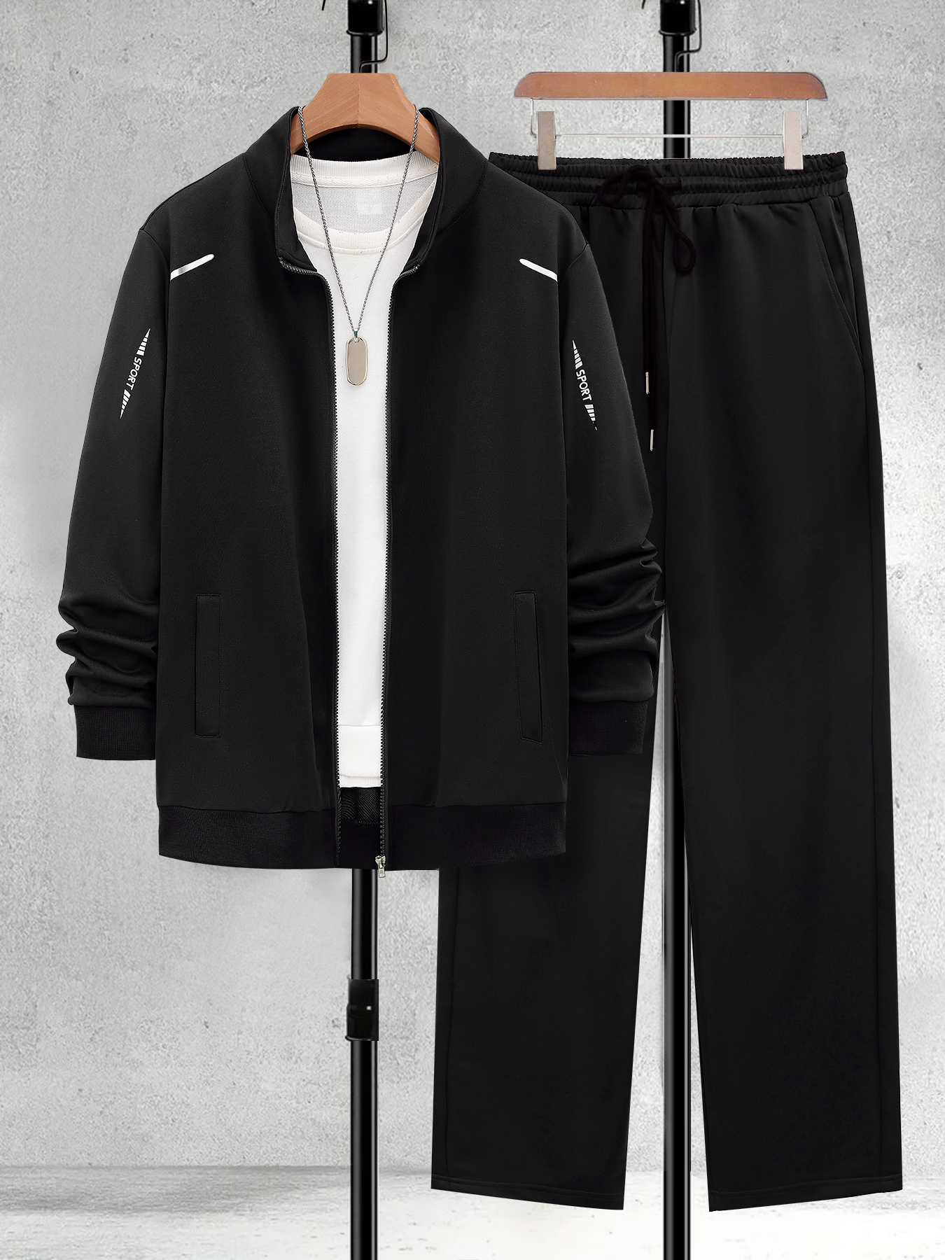 Men's Quick Dry Sport Set Spri - Track Suit Men บทวิจารณ์และราคา
