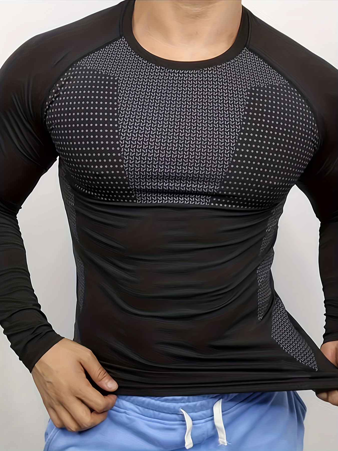 Men's autumn and winter thick  - Compression Shirt Workout บทวิจารณ์และราคา