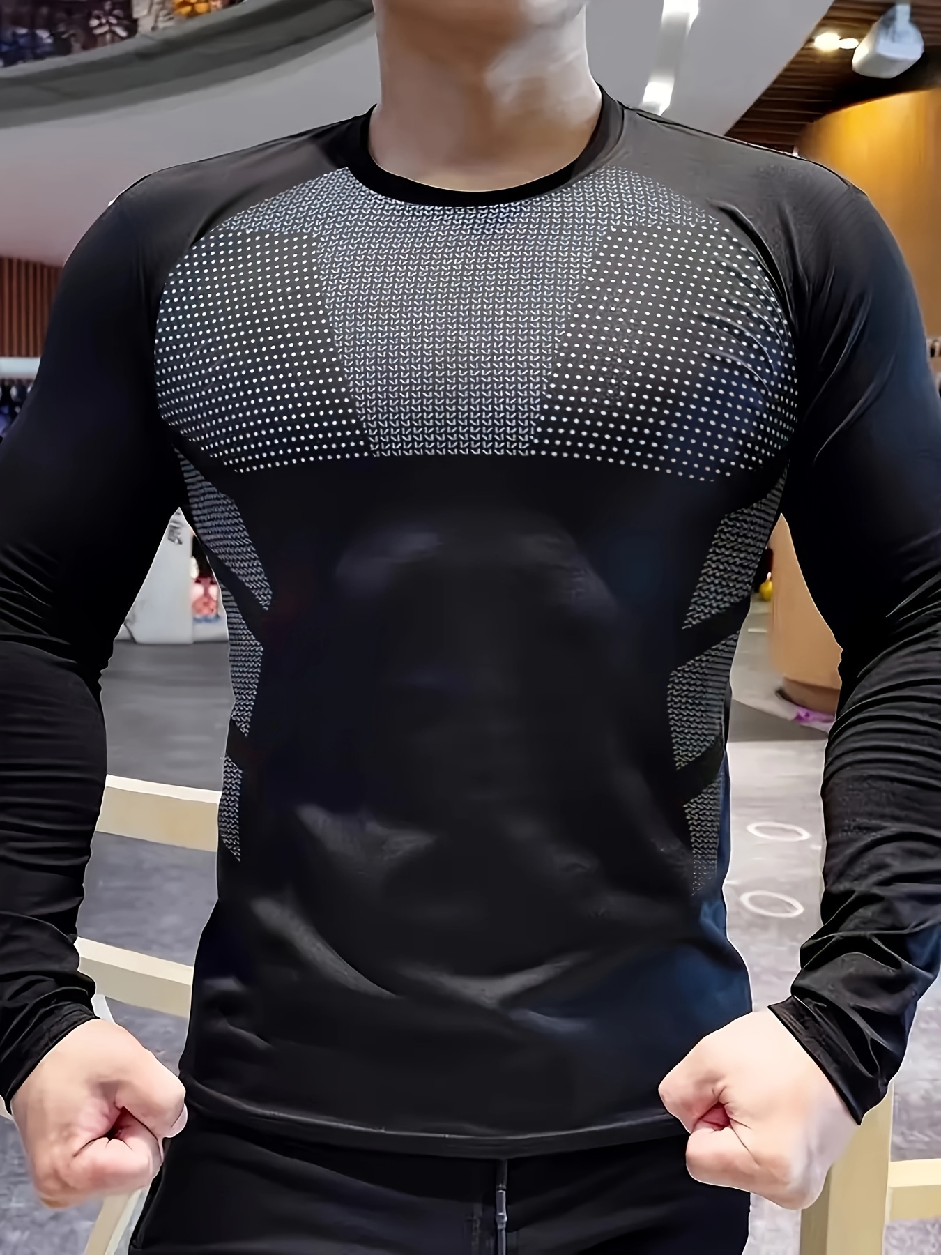 Men's autumn and winter thick  - Compression Shirt Workout บทวิจารณ์และราคา