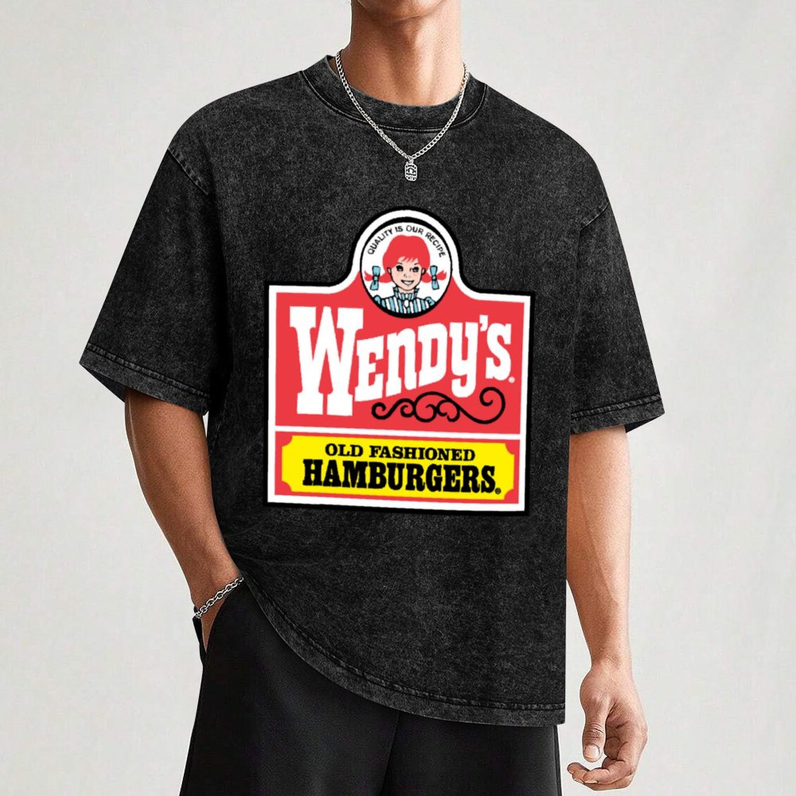 Wendy's retro old Fashioned Ha - Men'S Fashion Hamburg บทวิจารณ์และราคา