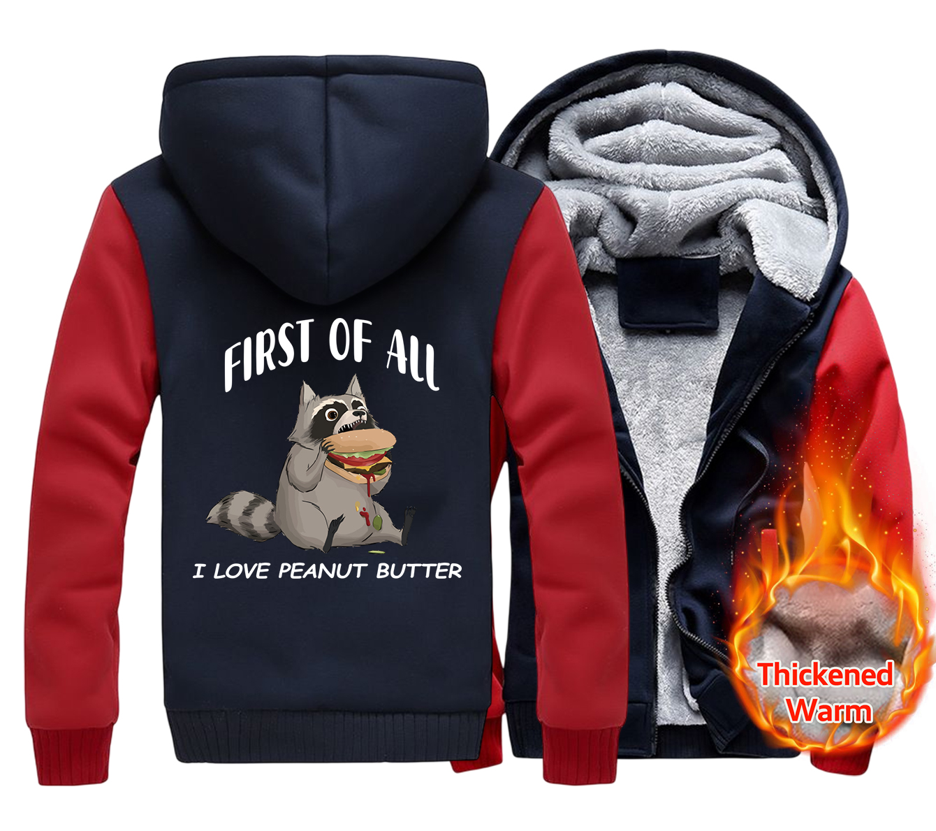Raccoons Like To Eat Hamburger - Men'S Fashion Hamburg บทวิจารณ์และราคา