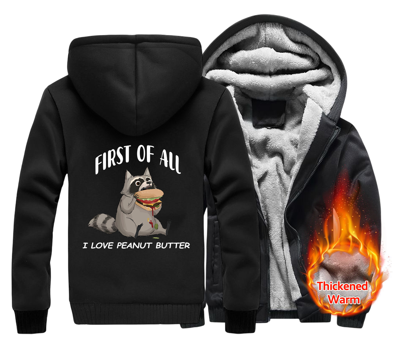 Raccoons Like To Eat Hamburger - Men'S Fashion Hamburg บทวิจารณ์และราคา