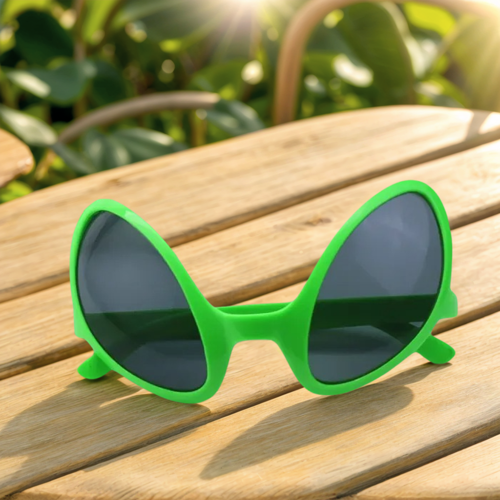 Green Alien Martian Quirky Sun - Men'S Fashion Accessories บทวิจารณ์และราคา
