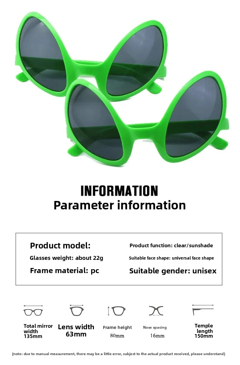 Green Alien Martian Quirky Sun - Men'S Fashion Accessories บทวิจารณ์และราคา