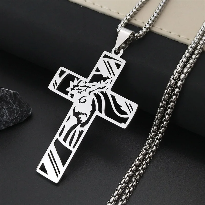 Hip Hop Punk Crown of Thorns J - Men'S Fashion Gold Chain บทวิจารณ์และราคา