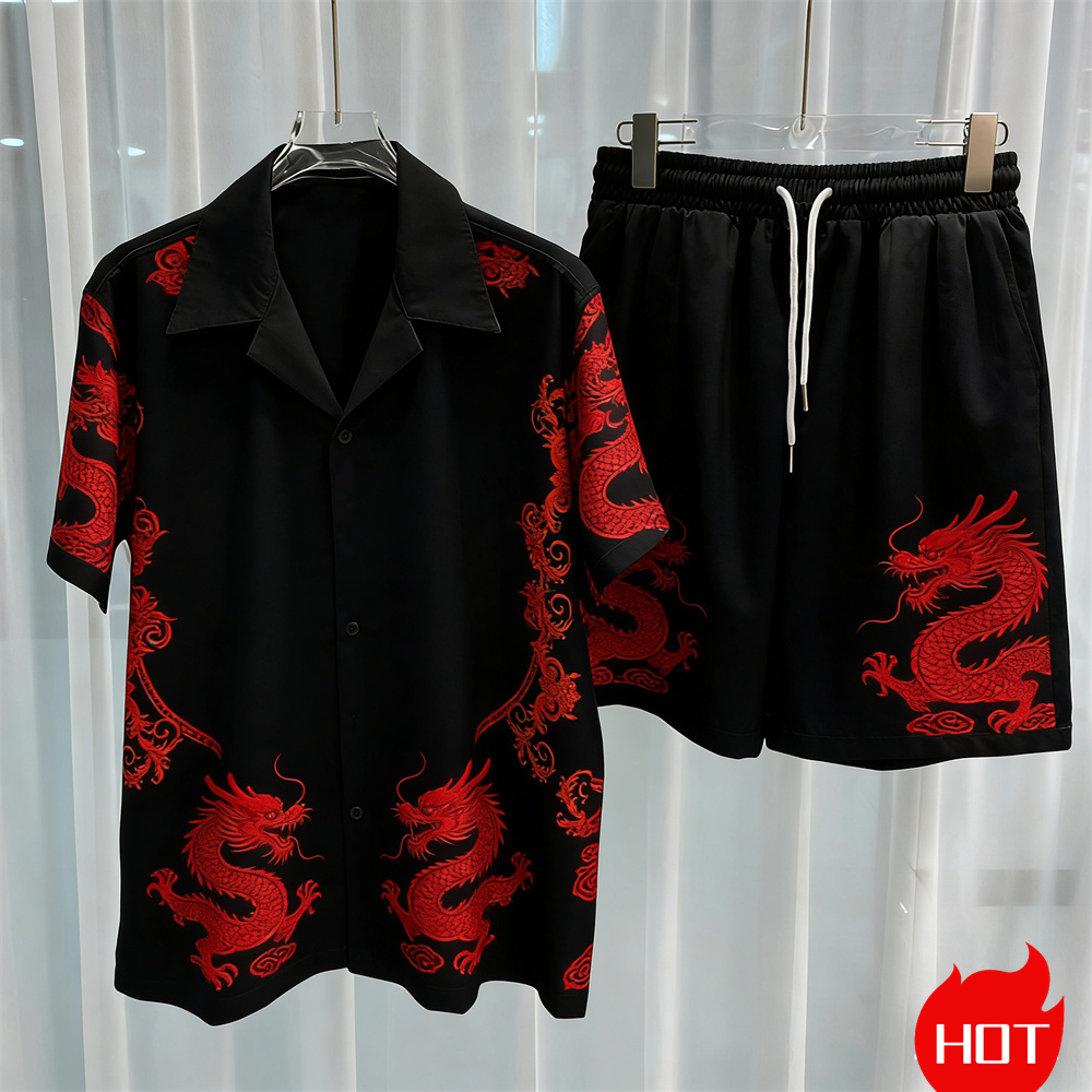 Digital Printed men's Set Fash - Quality Men'S Fashion บทวิจารณ์และราคา