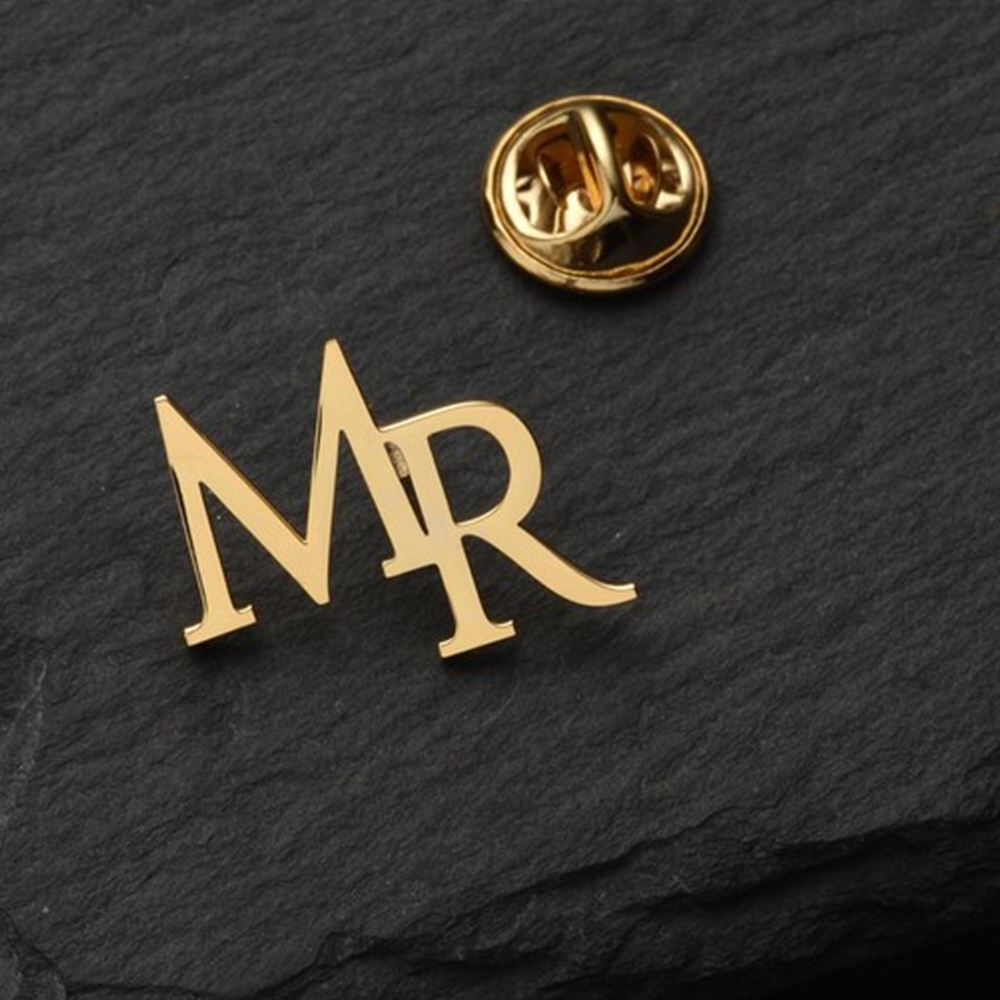 Custom Initials Brooch for Men - Mens Fashion Mullet บทวิจารณ์และราคา