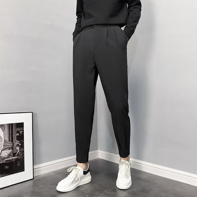 Baggy Suit Trousers for Men Su - Men'S Fashion Reviews บทวิจารณ์และราคา