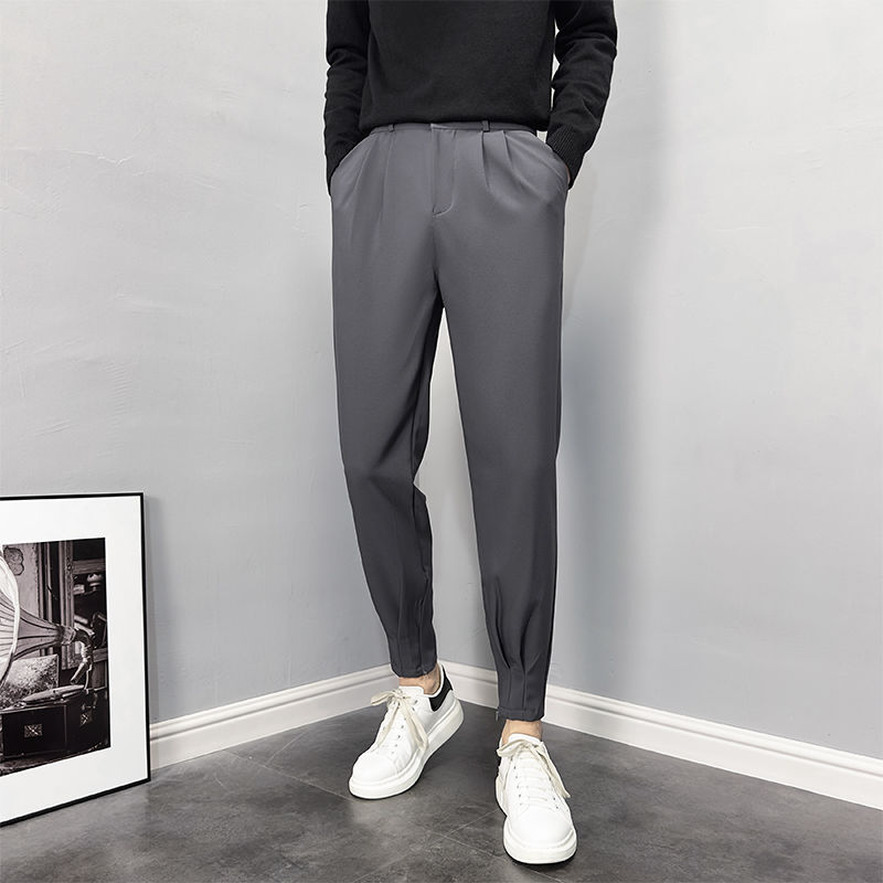 Baggy Suit Trousers for Men Su - Men'S Fashion Reviews บทวิจารณ์และราคา