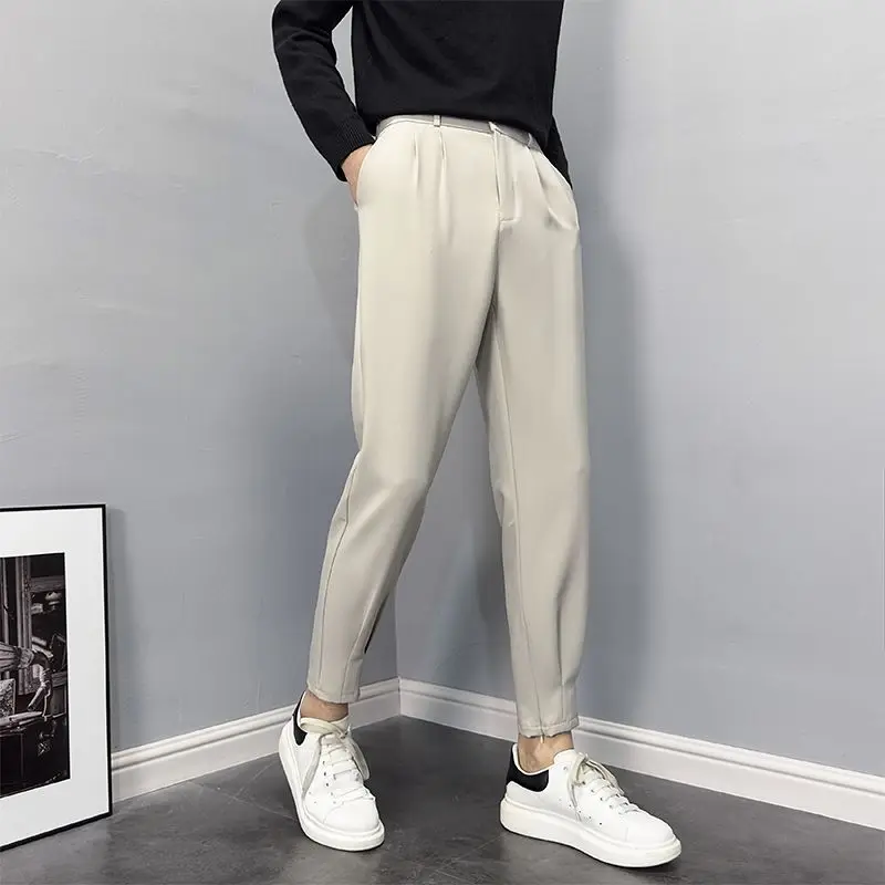 Baggy Suit Trousers for Men Su - Men'S Fashion Reviews บทวิจารณ์และราคา
