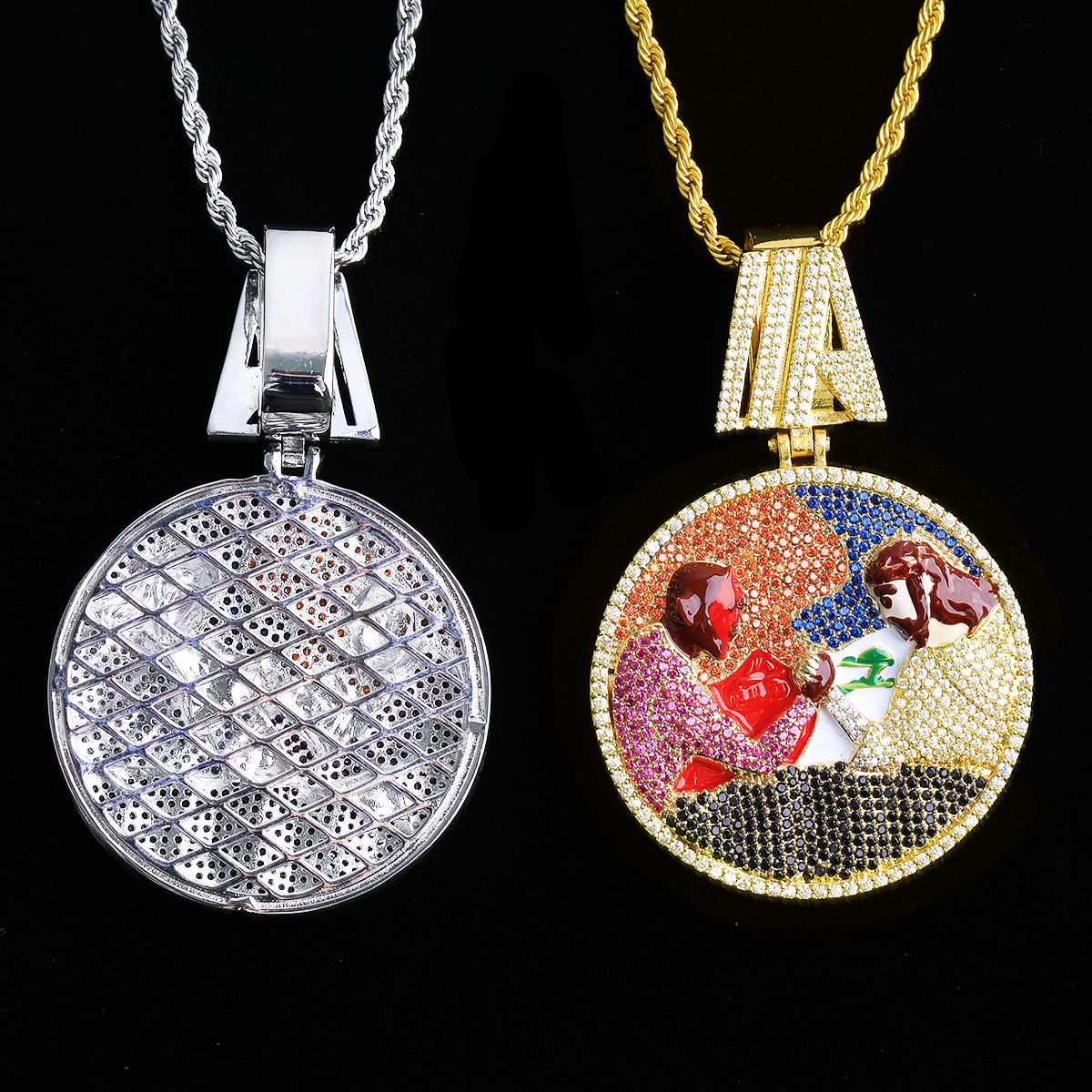 Aokaishen Iced Out Disc Wrist  - Mens Fashion Discord บทวิจารณ์และราคา