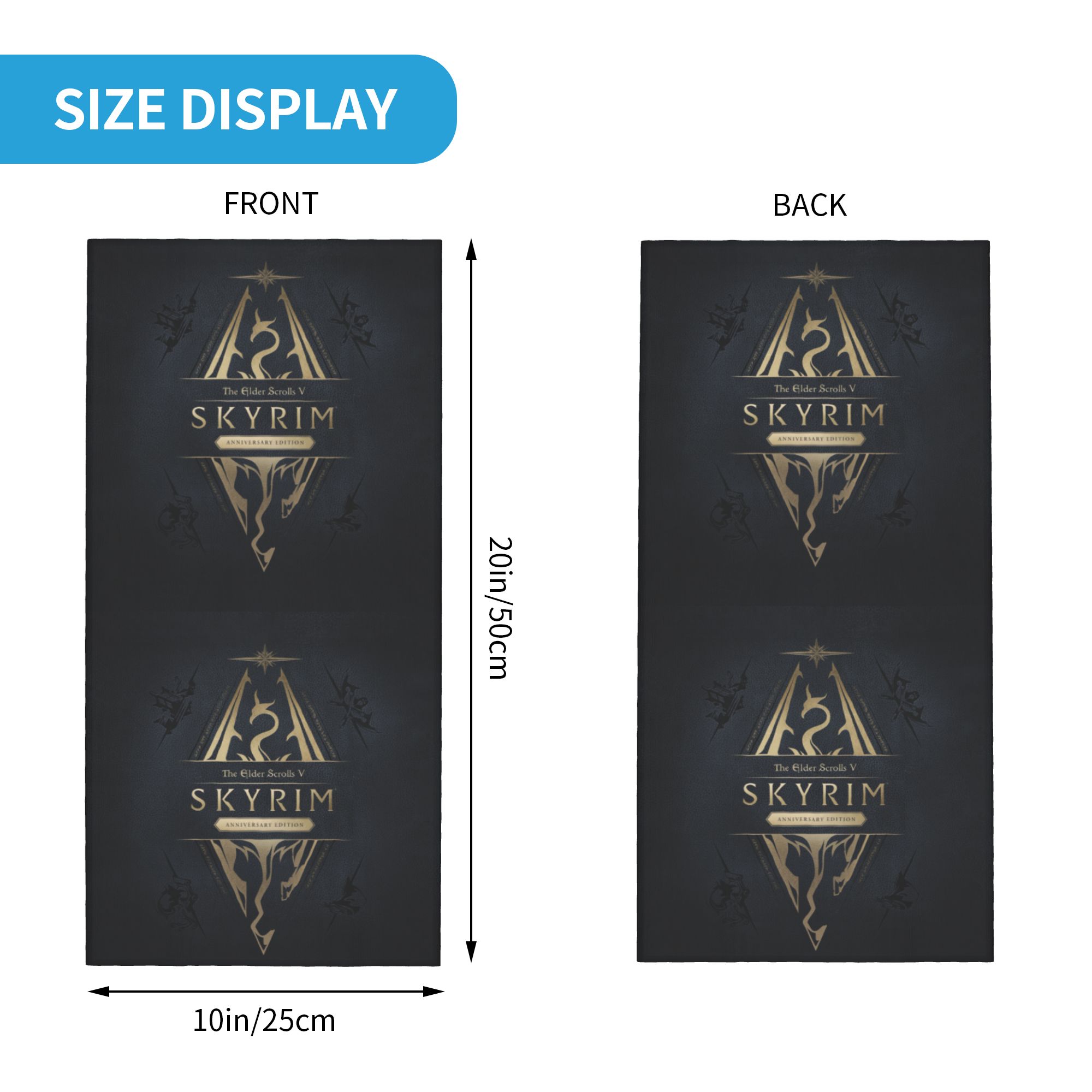 Custom Skyrim Logo Bandana Win - Men'S Fashion Logo บทวิจารณ์และราคา