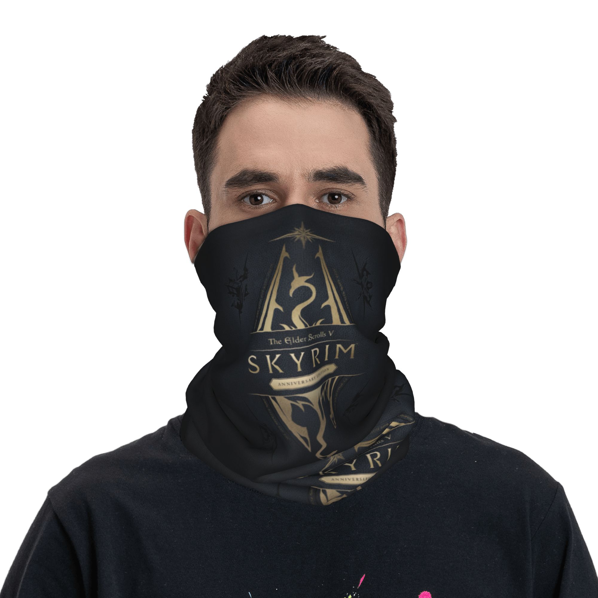 Custom Skyrim Logo Bandana Win - Men'S Fashion Logo บทวิจารณ์และราคา