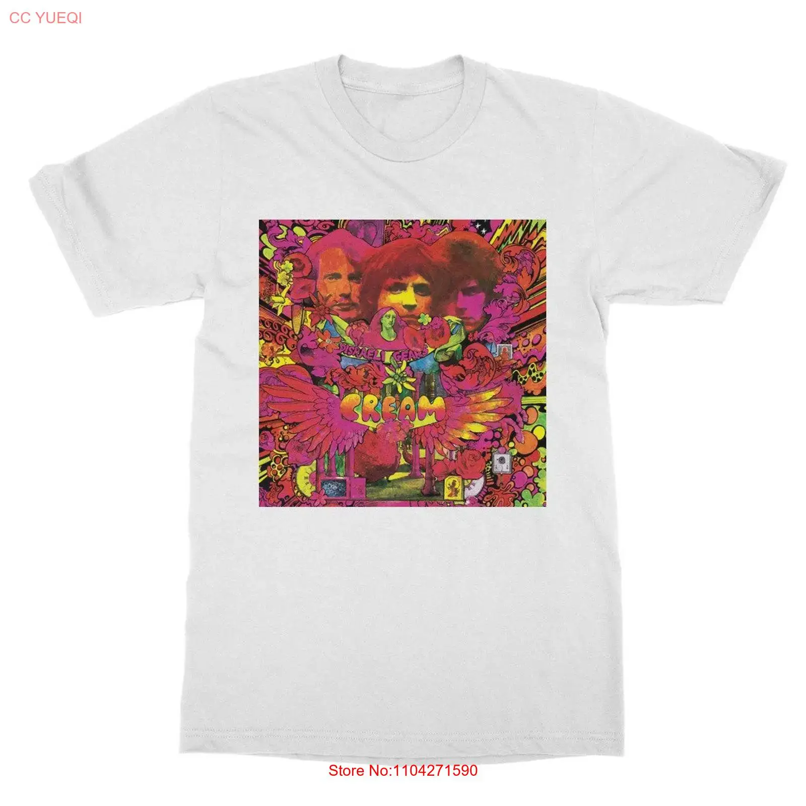 Cream Disraeli Gears Classic T - Men'S Fashion Reviews บทวิจารณ์และราคา