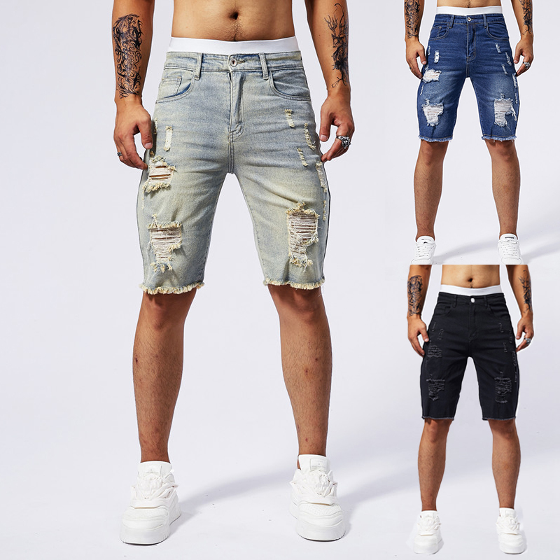 2025 Summer New Men's Ripped D - Mens Fashion Summer 2025 บทวิจารณ์และราคา
