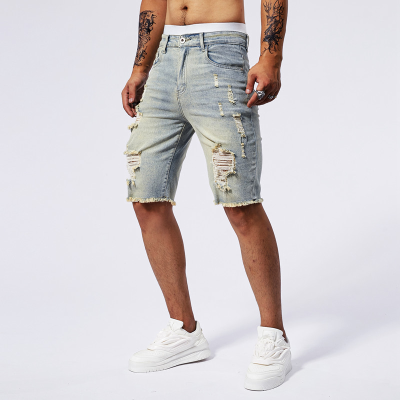 2025 Summer New Men's Ripped D - Mens Fashion Summer 2025 บทวิจารณ์และราคา