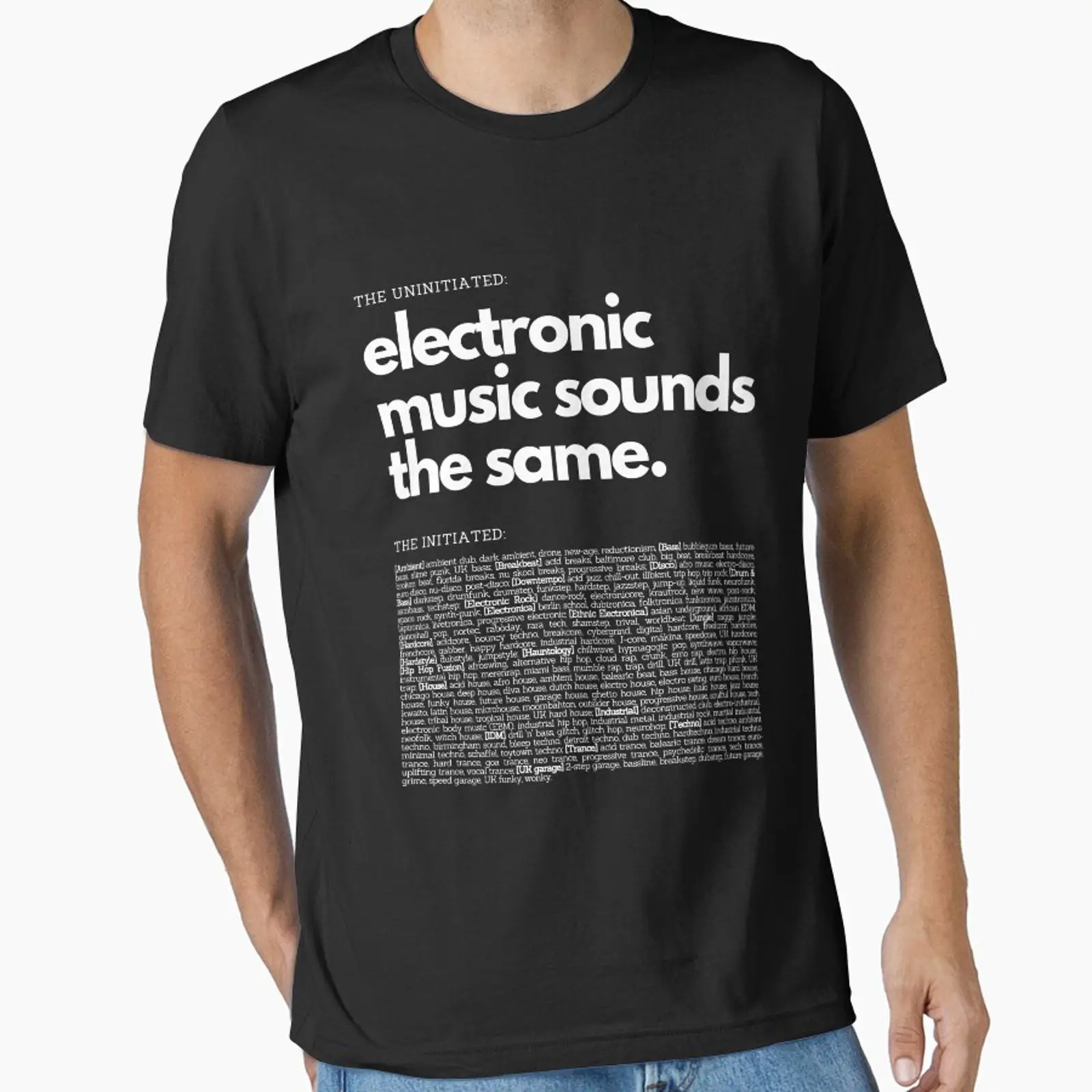 Electronic Music Genre Funny T - Men'S Fashion Genres บทวิจารณ์และราคา