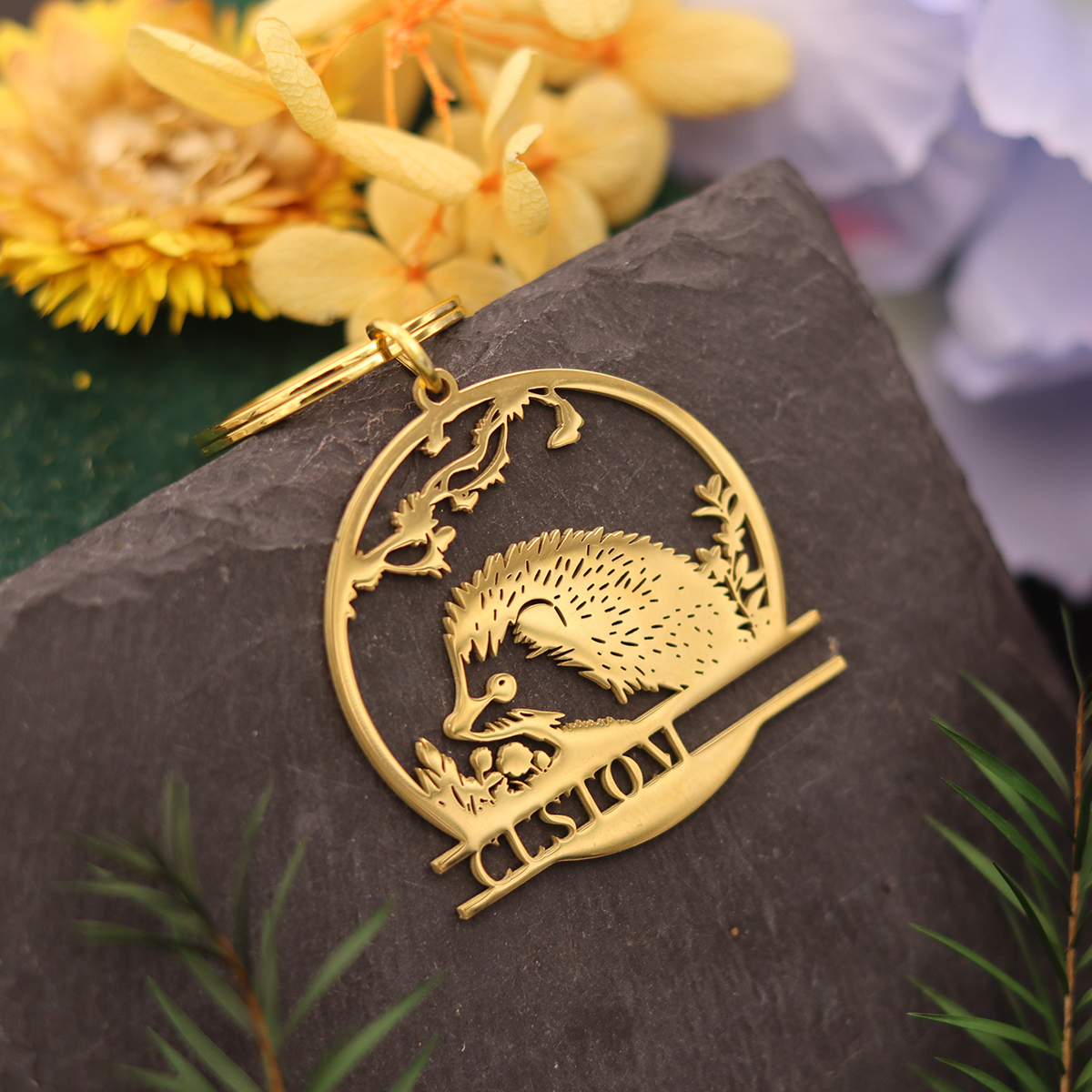 QIAMNI Custom Name Cute Hedgeh - Men'S Fashion Gold Chain บทวิจารณ์และราคา