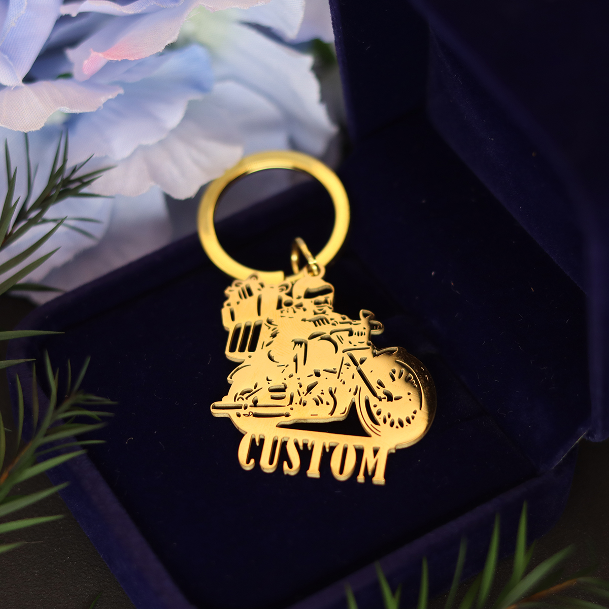 QIAMNI Motorcycle Keychain Sta - Men'S Fashion Gold Chain บทวิจารณ์และราคา
