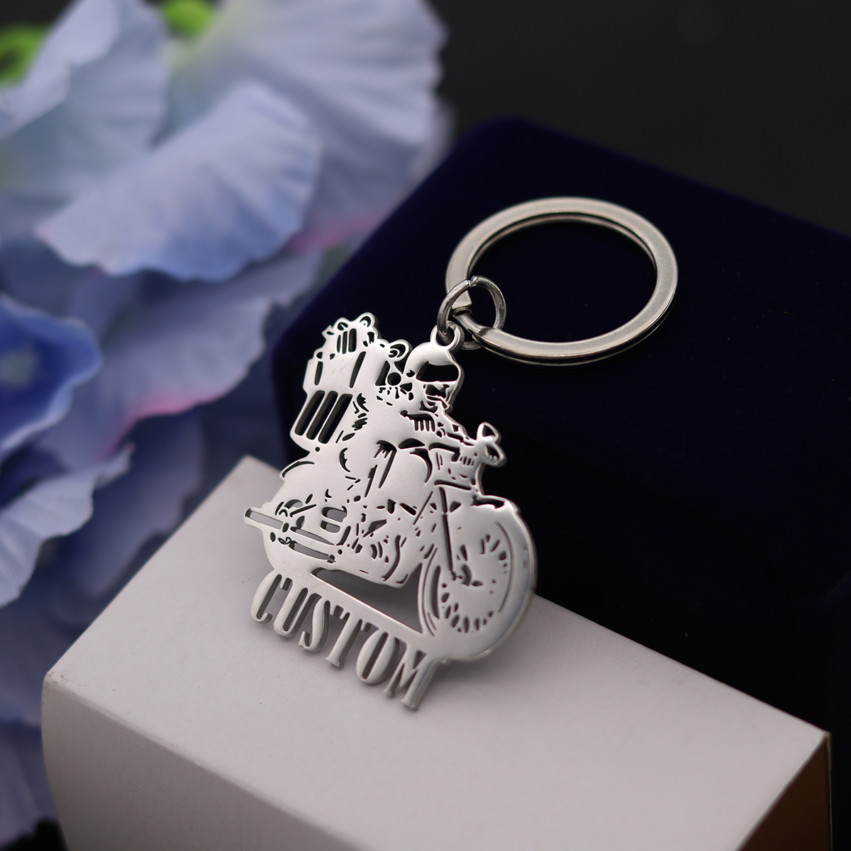 QIAMNI Motorcycle Keychain Sta - Men'S Fashion Gold Chain บทวิจารณ์และราคา