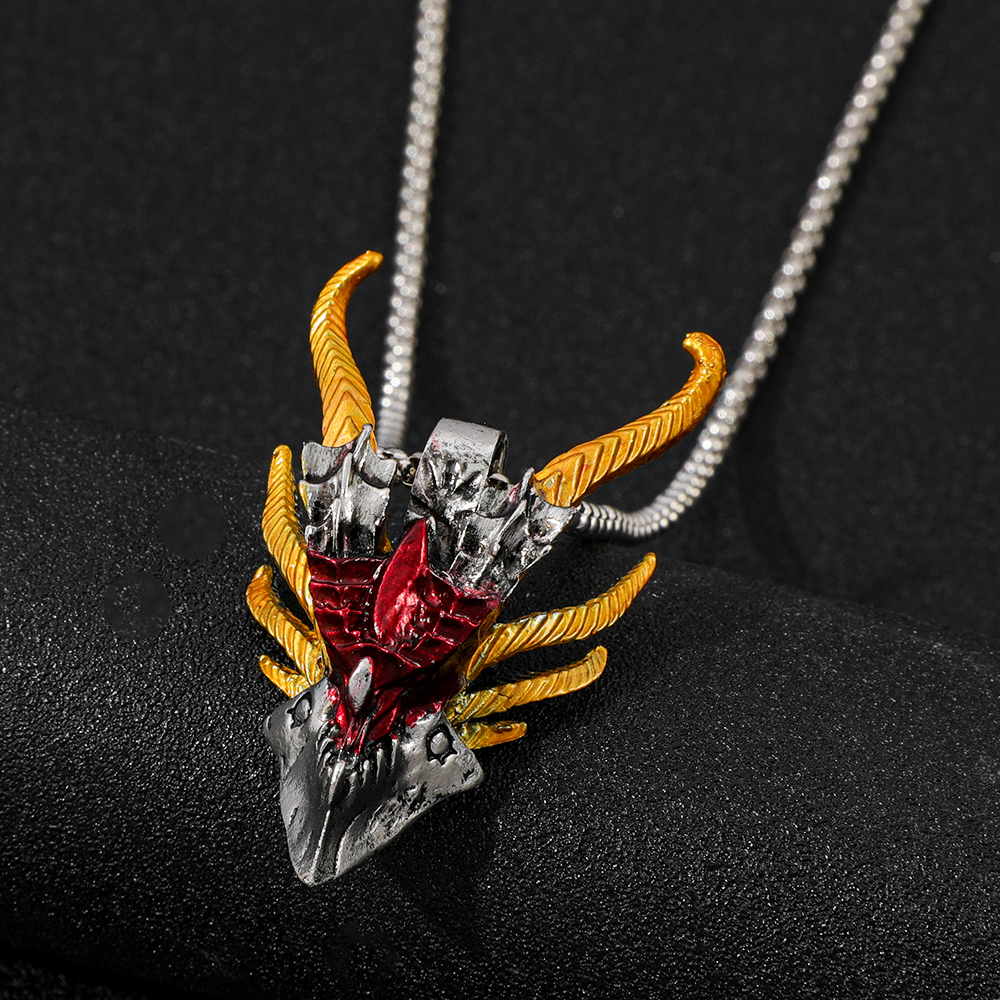 Retro Hip-Hop Evil Dragon Head - Men'S Fashion Accessories บทวิจารณ์และราคา