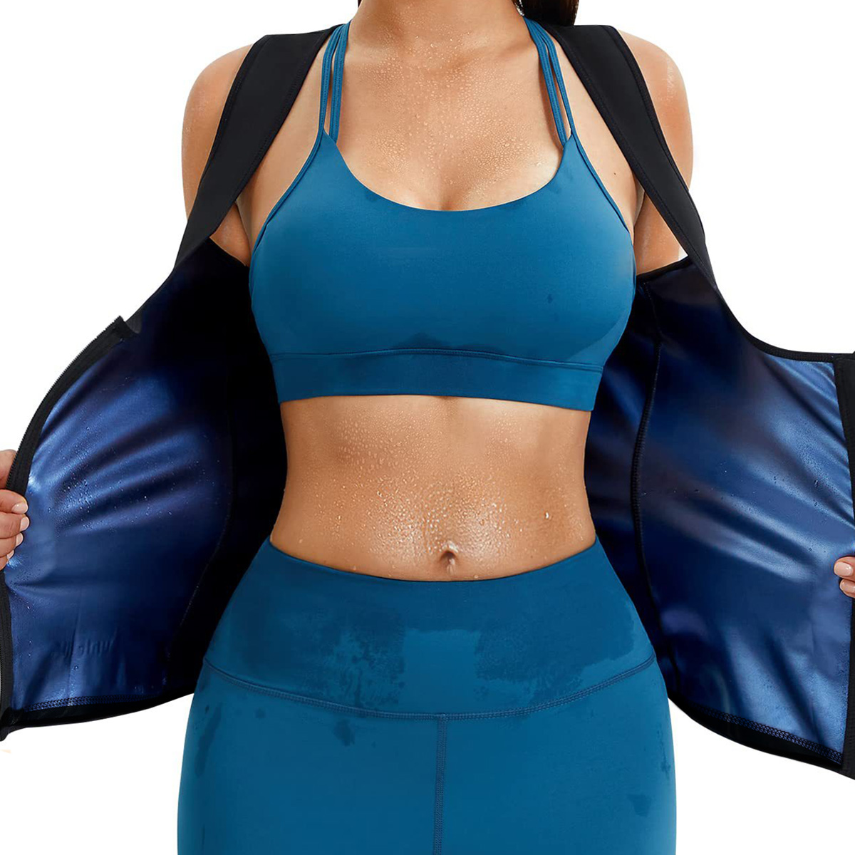 1PCS Women’s Sweat Vest for We - Compression Shirt Workout บทวิจารณ์และราคา
