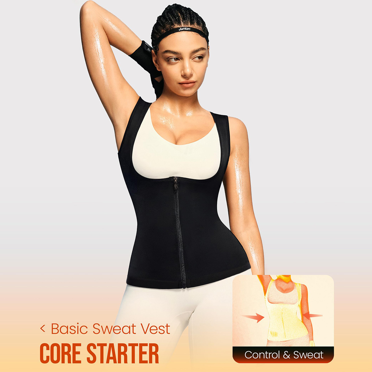 1PCS Women’s Sweat Vest for We - Compression Shirt Workout บทวิจารณ์และราคา