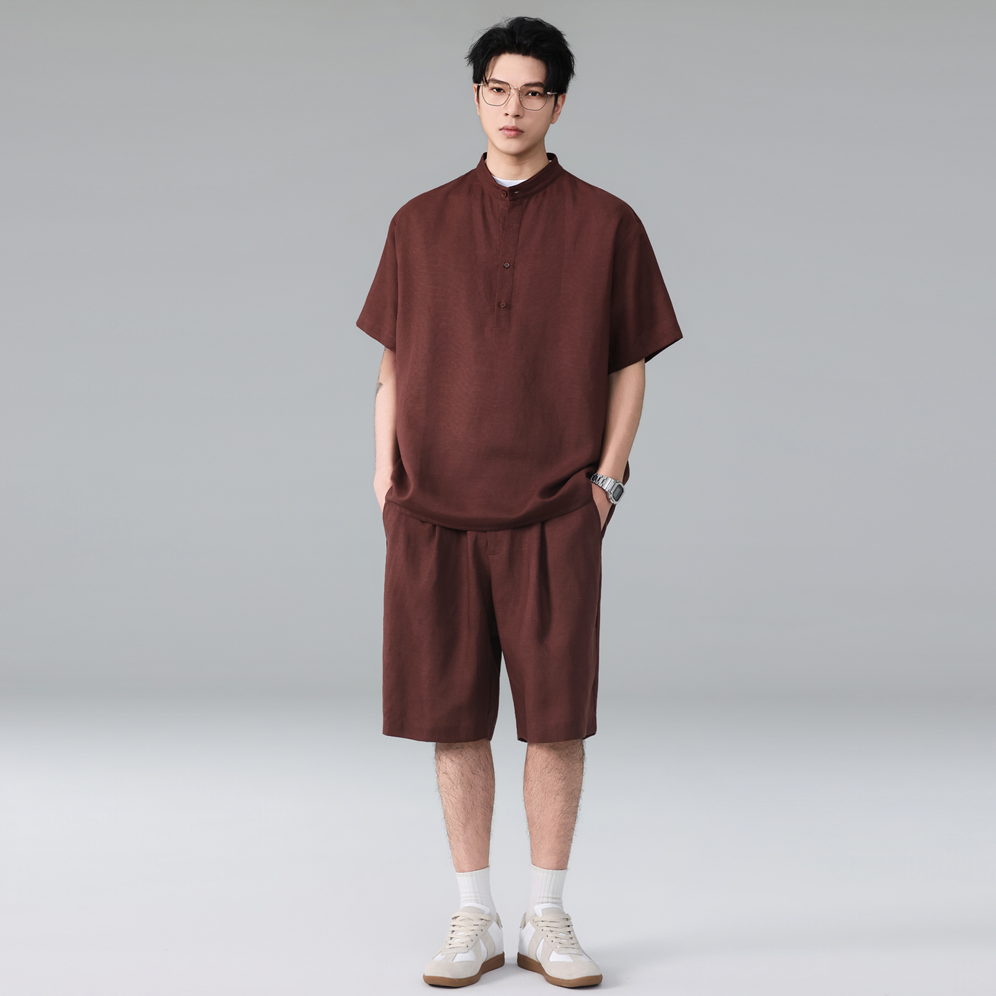 Men Summer Vintage Lightweight - Track Suit Men บทวิจารณ์และราคา