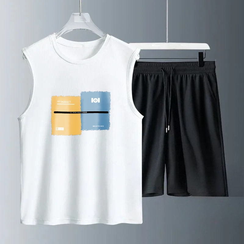 2026 Summer Tank top Set Casua - Track Suit Men บทวิจารณ์และราคา