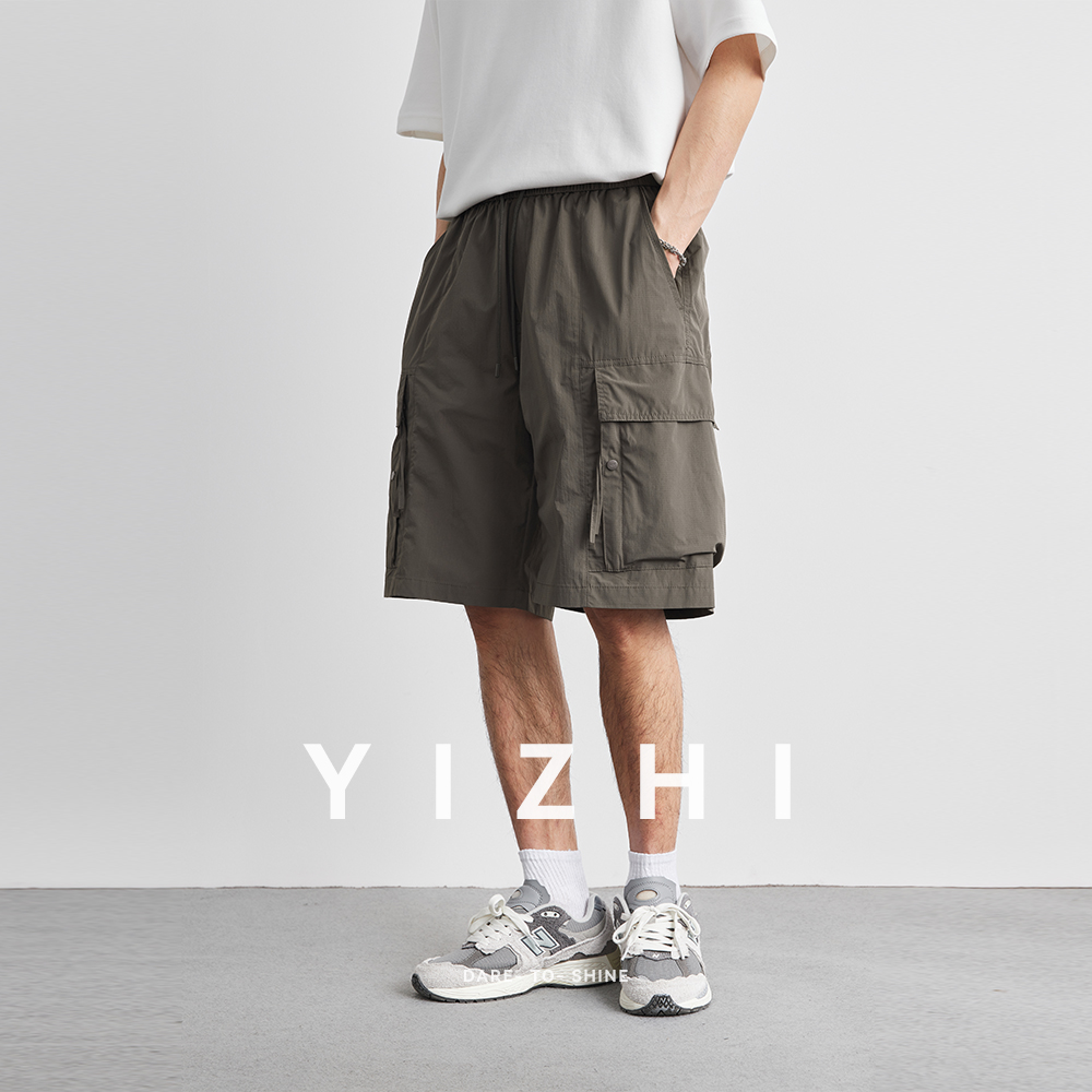 Summer Solid Color Work Pocket - Mens Fashion Summer 2025 บทวิจารณ์และราคา