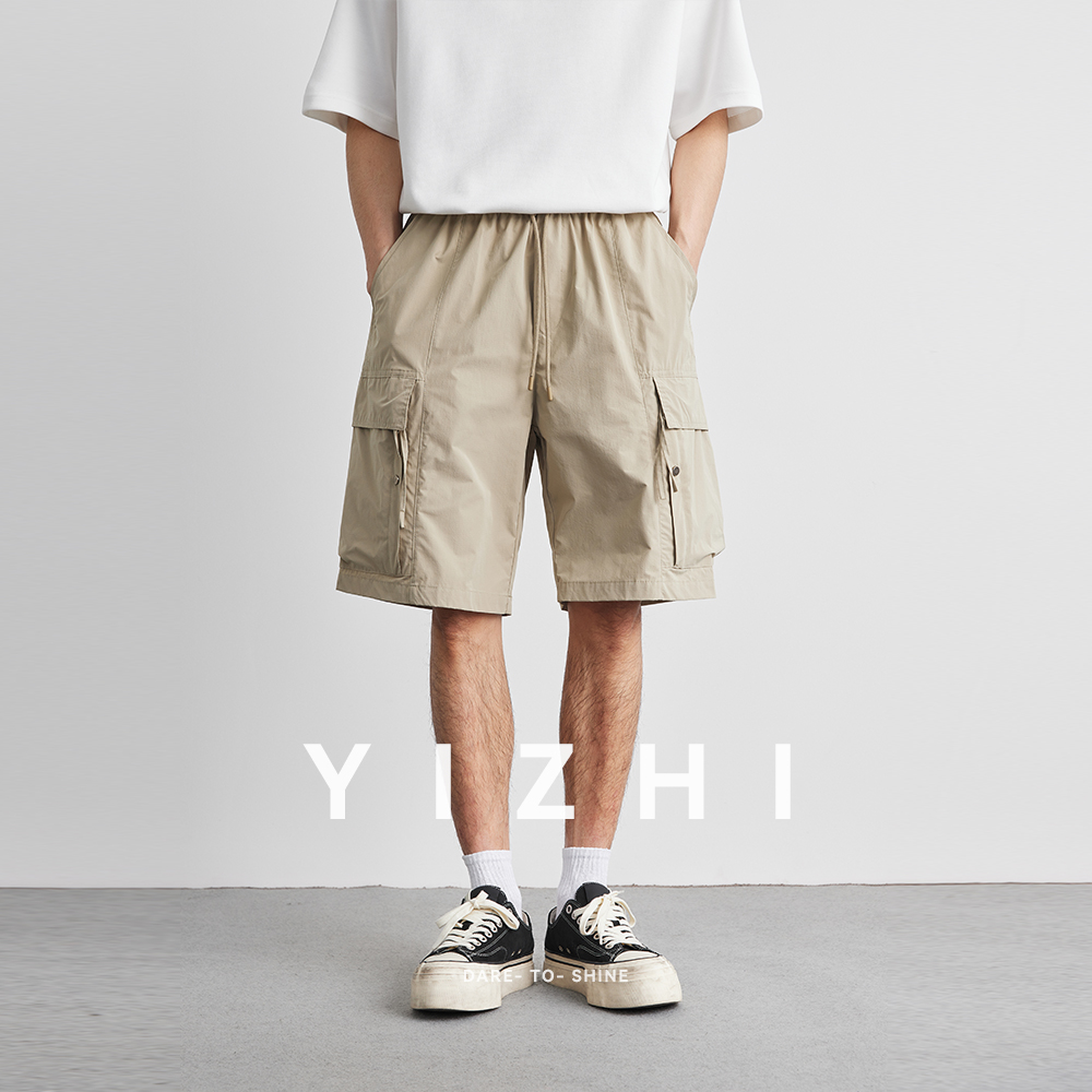 Summer Solid Color Work Pocket - Mens Fashion Summer 2025 บทวิจารณ์และราคา