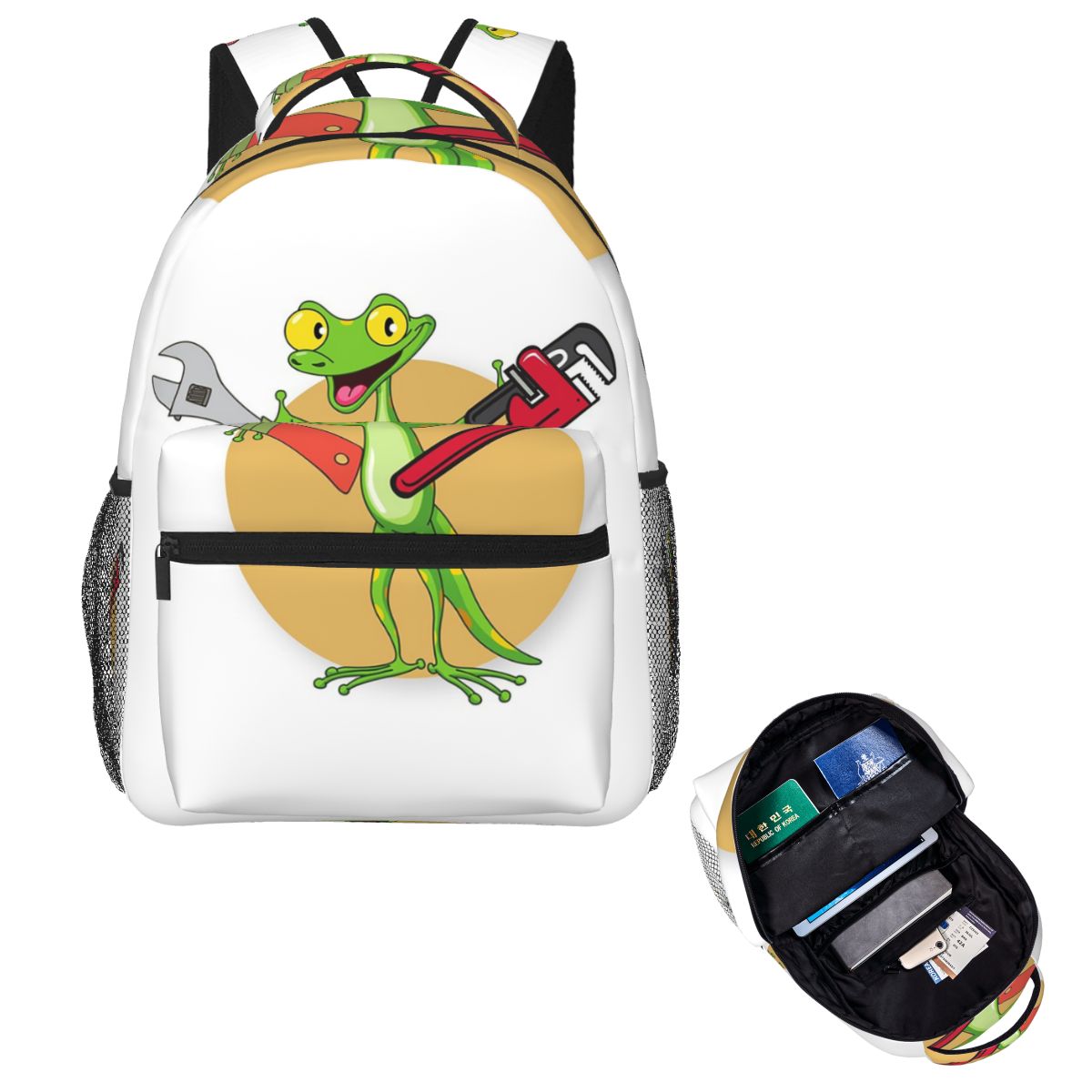 Garage Geckos Student Backpack - Men'S Fashion Garage บทวิจารณ์และราคา