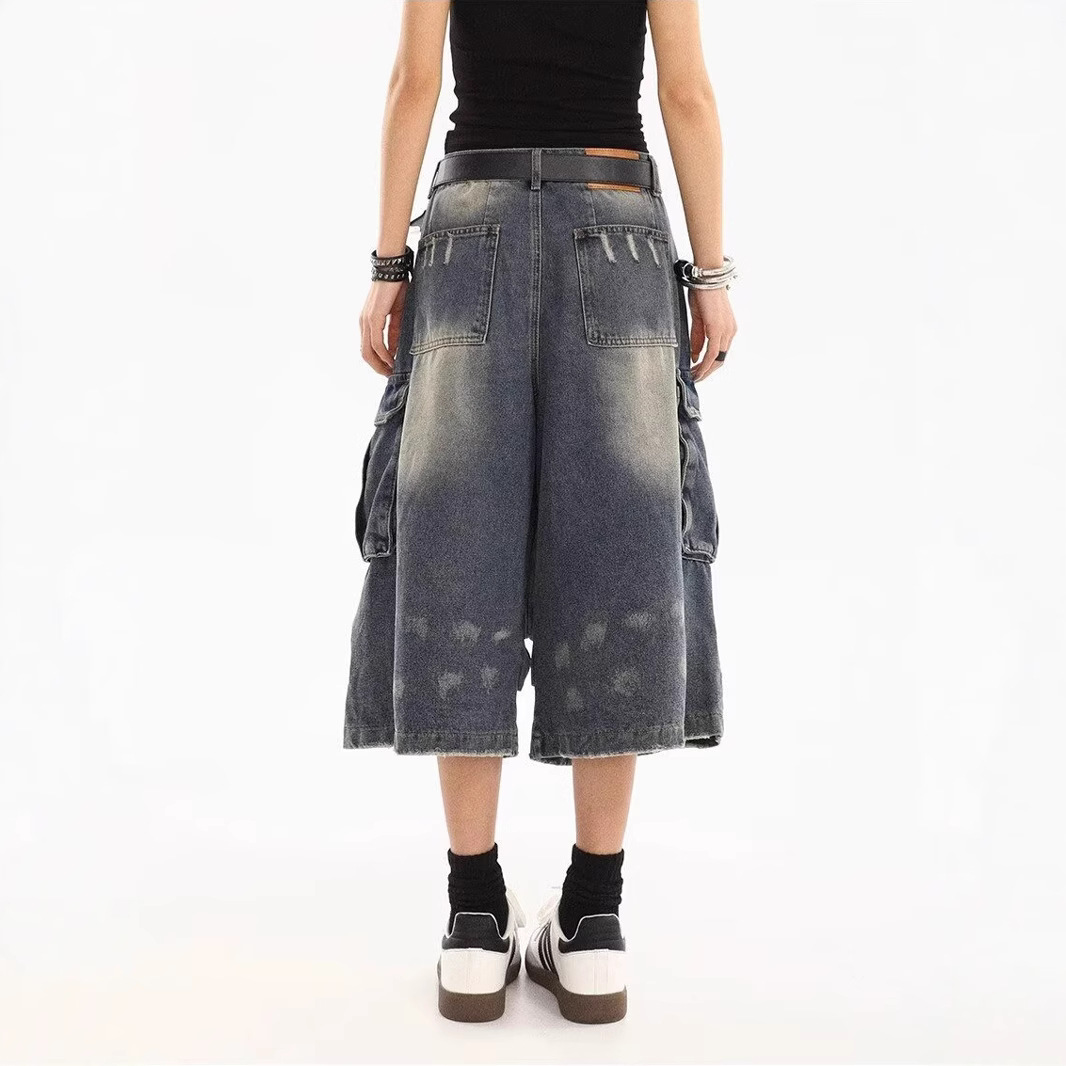2026 New Plus Size Washed Spla - Men'S Fashion Jeans บทวิจารณ์และราคา